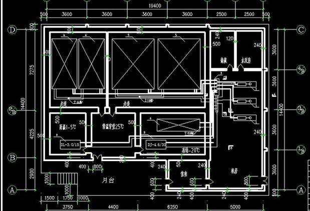 保鮮冷庫設(shè)計(jì)圖紙